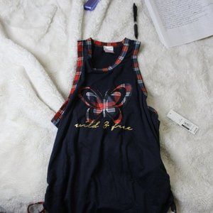 No Boundaries Women's Graphic Tank Top -- Large -- NWT
